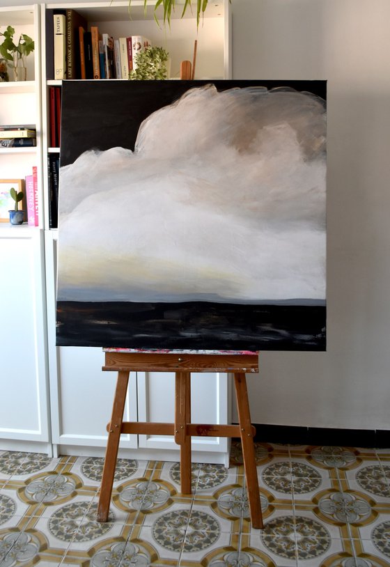Landscape with clouds
