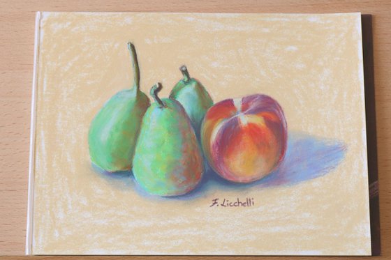 Pears and peach
