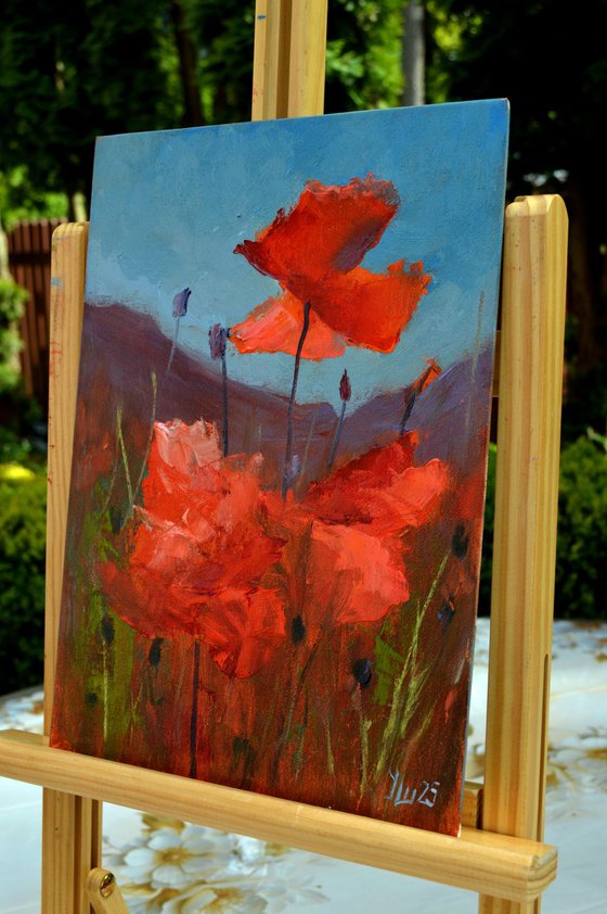 Coral Poppies 30Х21