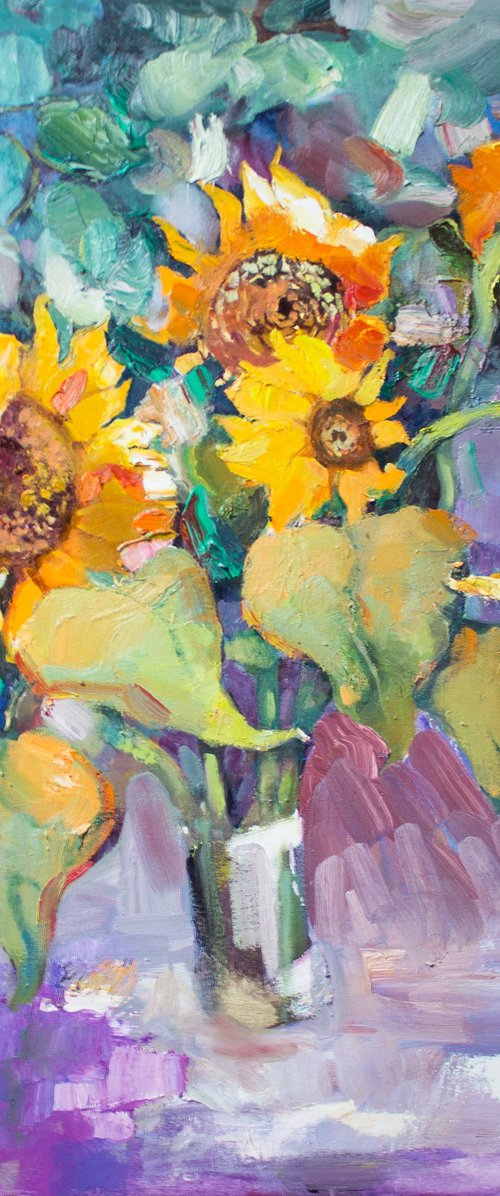 Sunflowers by Anastasiia Grygorieva