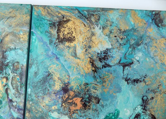 Triptych Wind of the sea