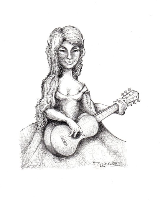 Girl with Guitar