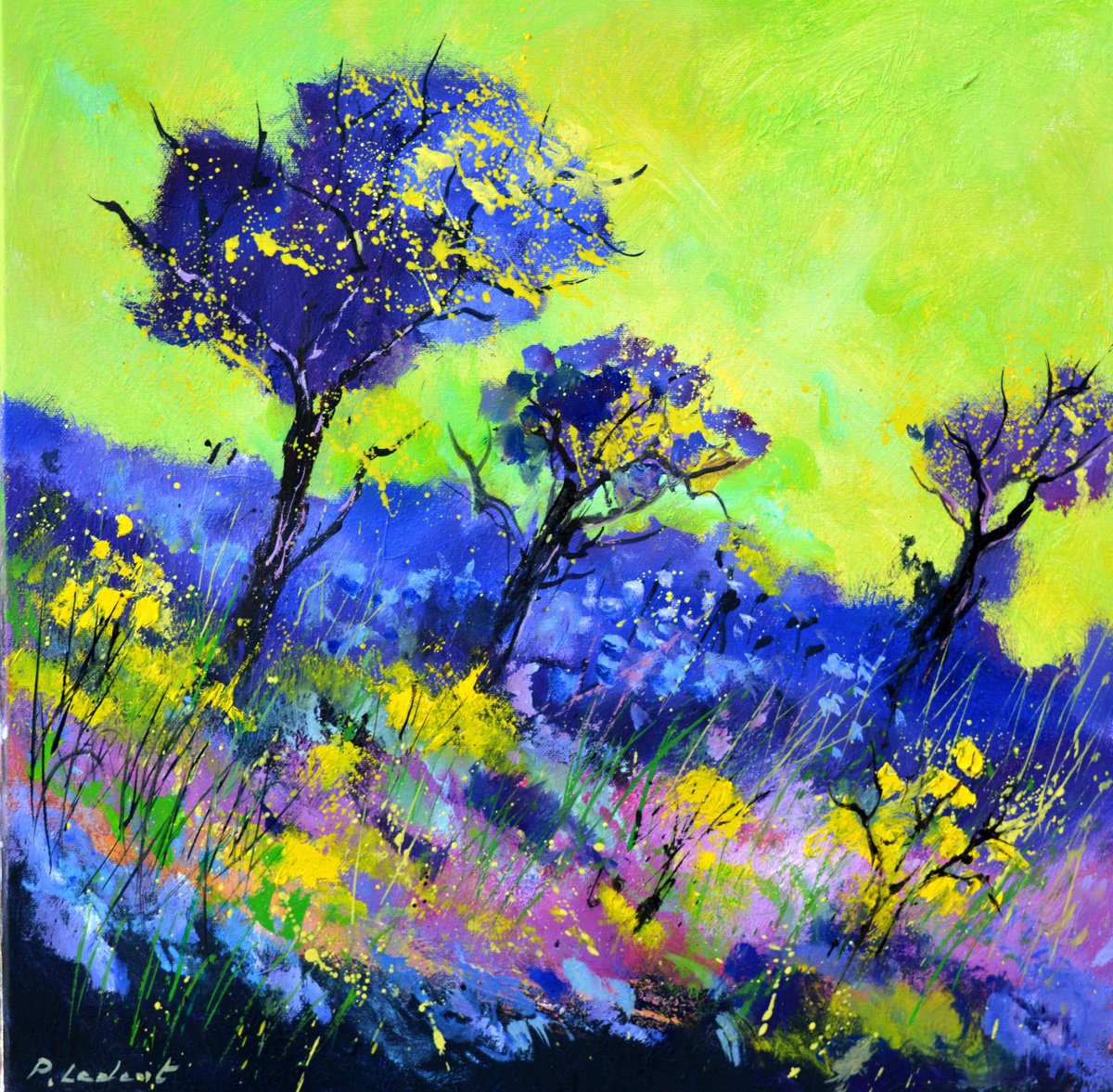 Enchanted Garden By Pol Henry Ledent, 20 X 20, Artwork For Sale On Artfinder