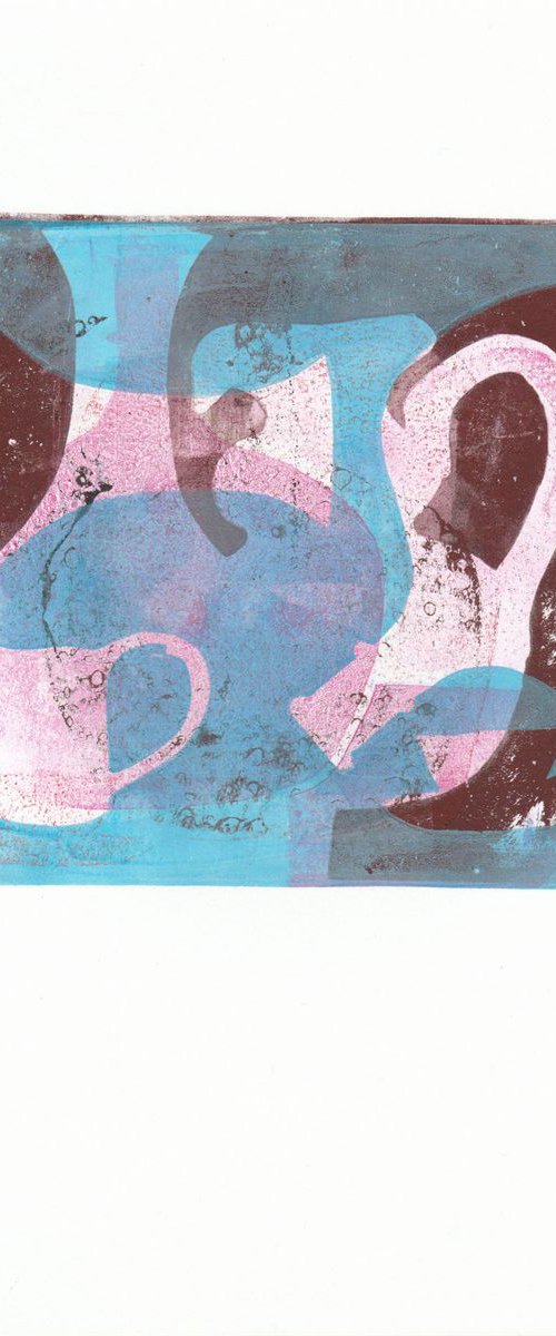 Monoprint - Still life no. 4 by Hilde Hoekstra