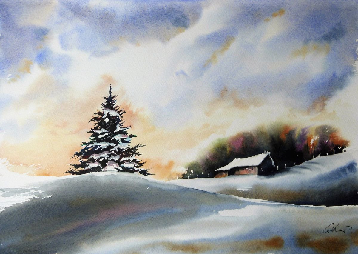 Winter Tree. by Graham Kemp