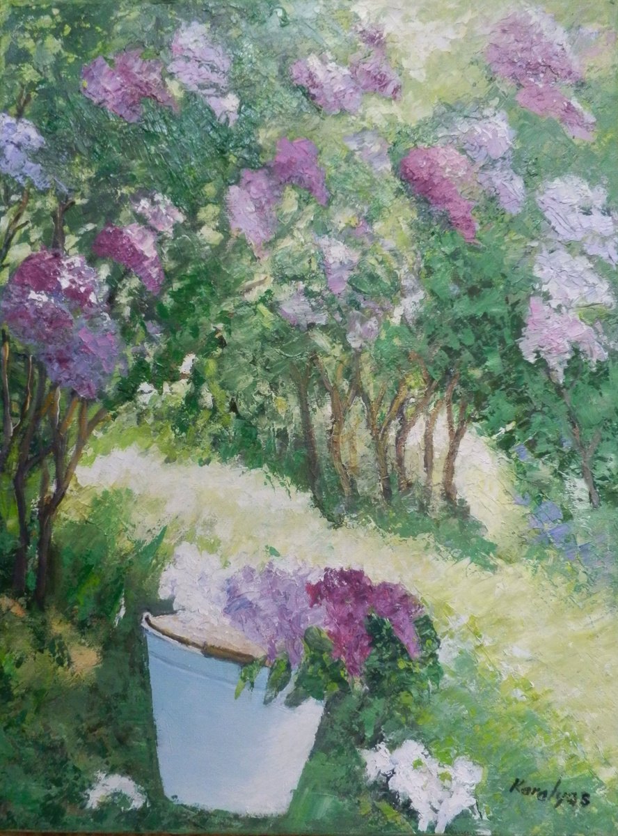Flwering lilac by Maria Karalyos