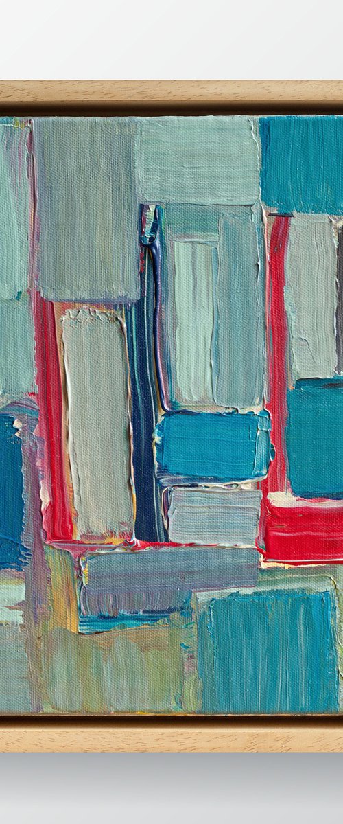 Boats On The Water - Abstract Seascape by Thomas Hjelm
