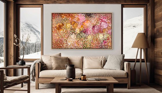 Fireworks of Blooming Petals