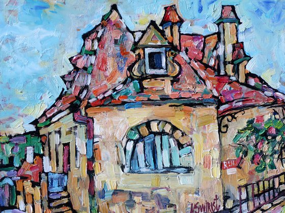 “The Street and the Rose Bush”