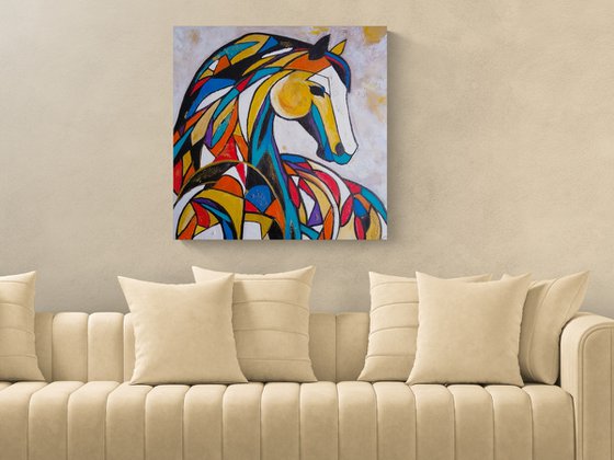 Mosaic Mustang