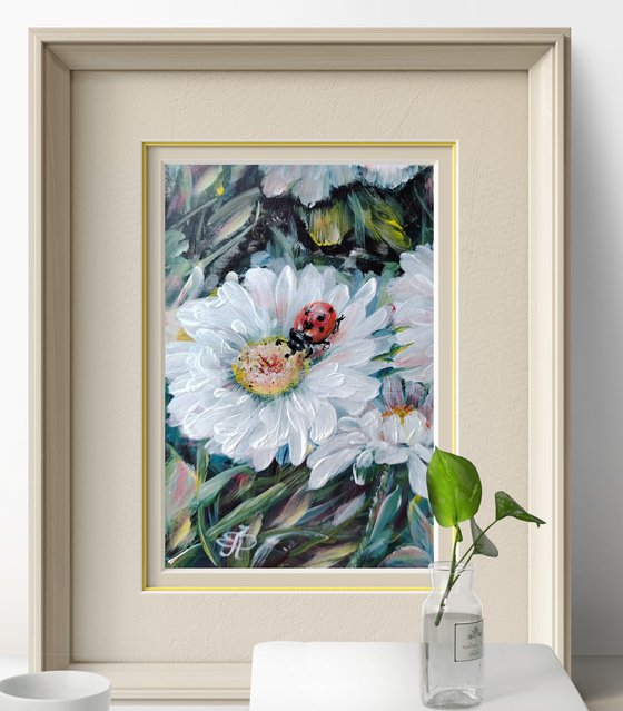 Miniature "The Ladybug". Original.