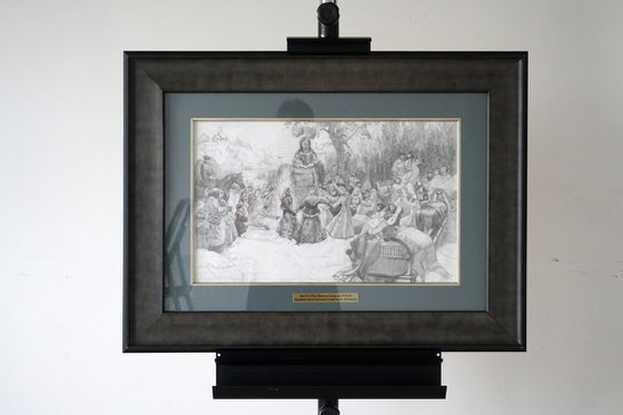 Maslenitsa. Farewell to winter. 17th century