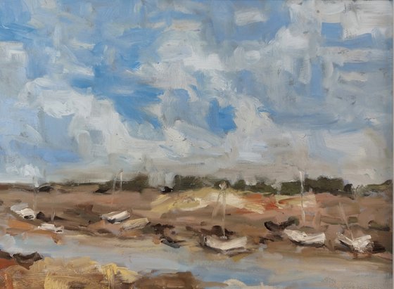 Boats On The Mud Flats