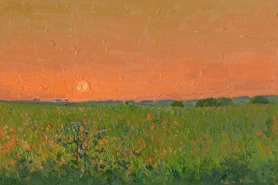 Orange Sunset. Chamzinka