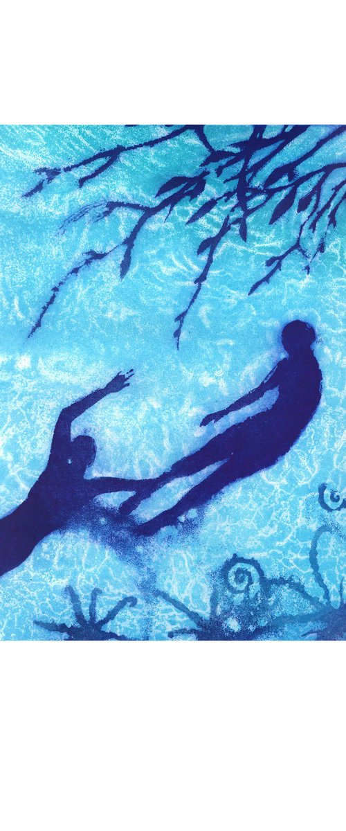 Selkies Swimming by Theresa Pateman
