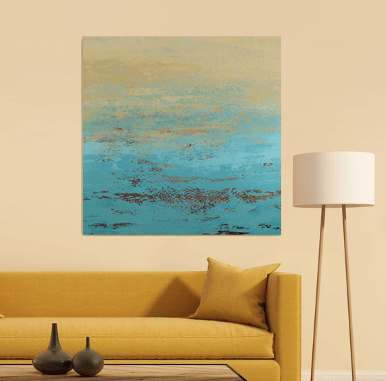 Fusion - Modern Abstract Expressionist Seascape