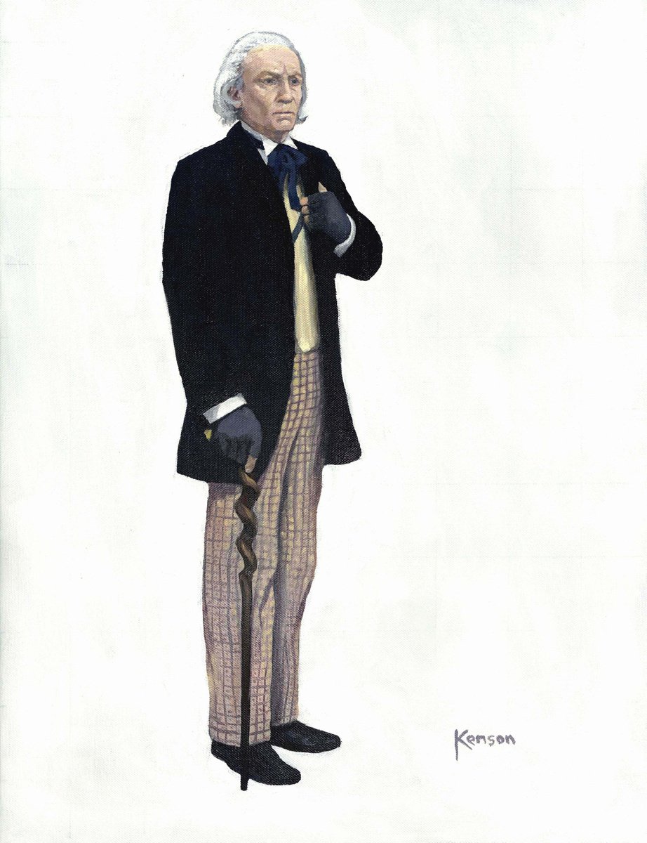 William Hartnell the First Doctor by Kenson Low