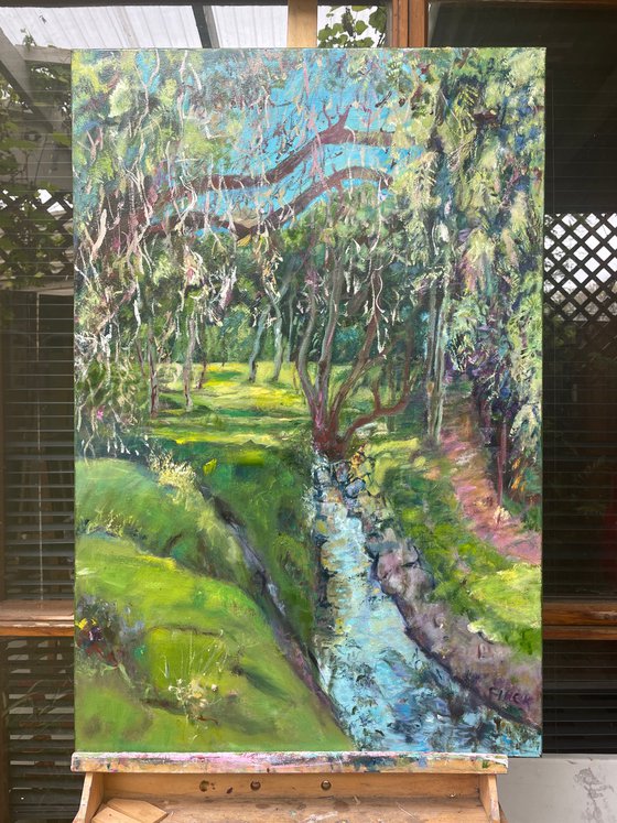 TORRENS RIVER FROM THE BRIDGE