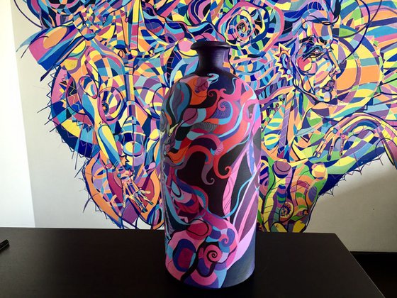 Poison Black Vase