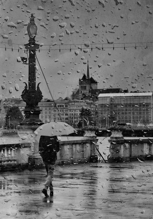 " Rainy Evening. Geneva "  Limited Edition 1 / 15 by Dmitry Savchenko