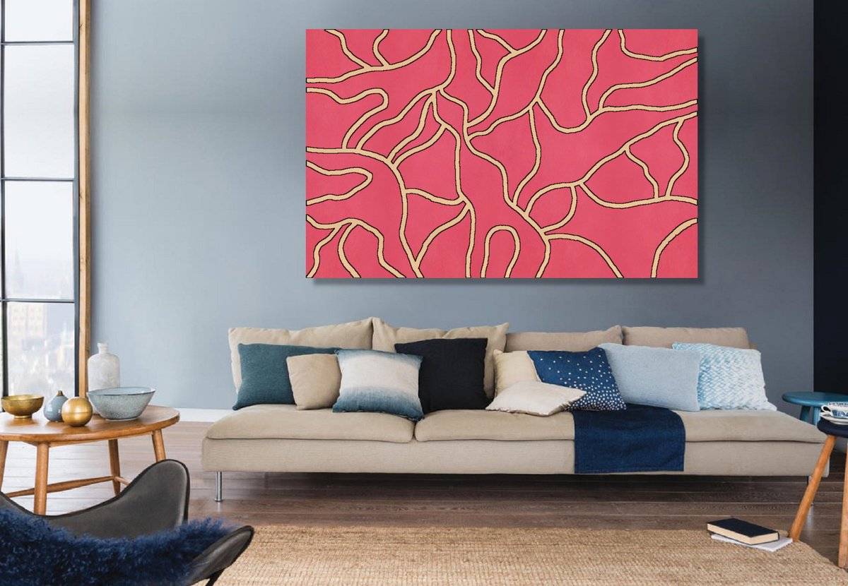 Abstract Nature #50 By Marina Krylova, 55 X 35, Artwork For Sale On Artfinder