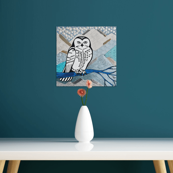 Silver Polar Owl