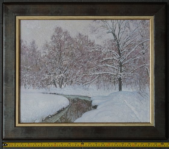 At the Ponomarka River in January