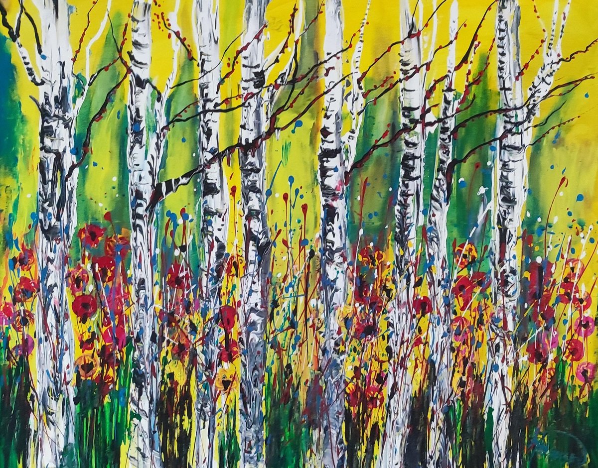 Forest By Beata Harasim, 39 X 31, Artwork For Sale On Artfinder