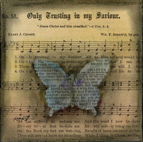 Butterfly Collage 22 by Kathy Morton Stanion