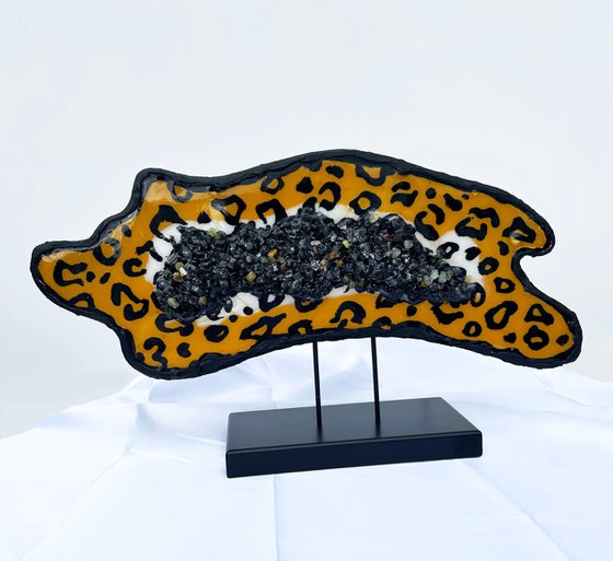 Geode Slice Luxiry "Leopard"