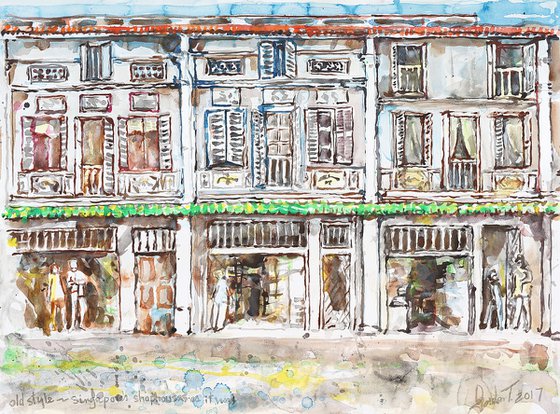 Old style – Singapore’s shophouses, as it was