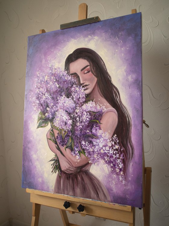 Lilac tenderness | 60*80 cm