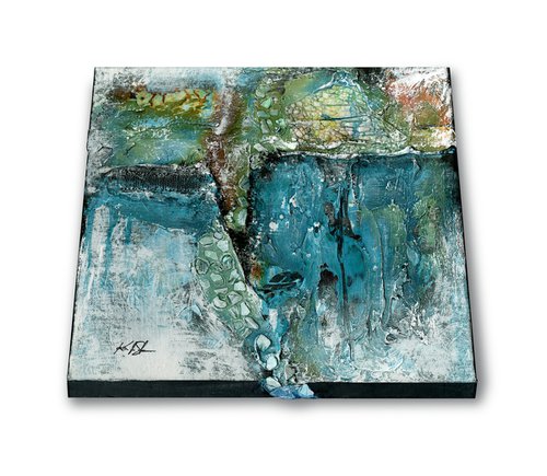 The Jewels Within 1 - Highly Textural Abstract Painting by Kathy Morton Stanion by Kathy Morton Stanion