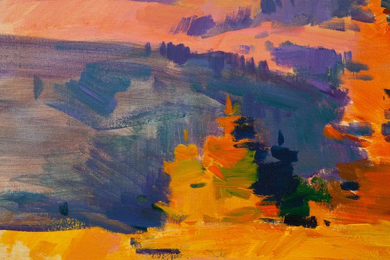 Evening in the mountains