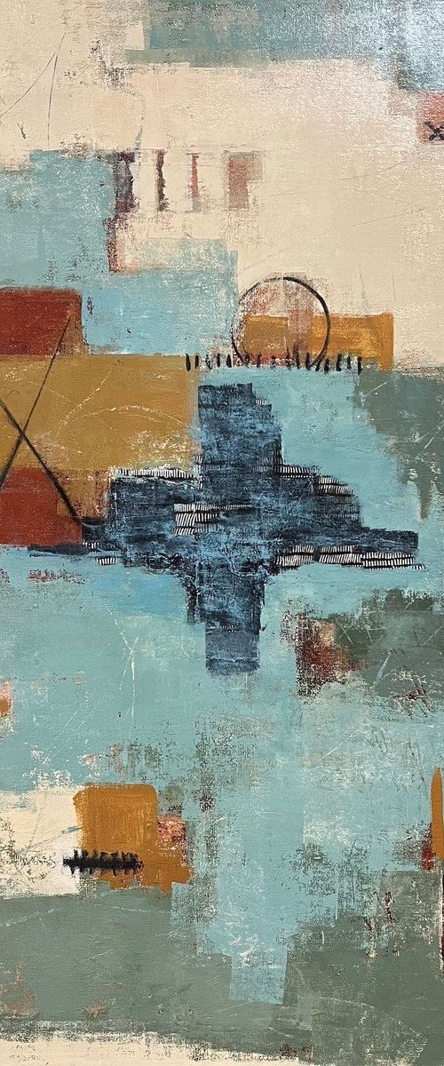 Blue Coyote by Shellie  Garber