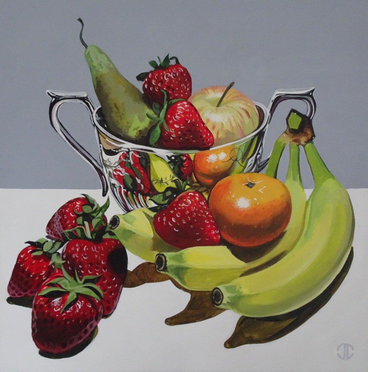 Still Life Fruit By Joseph Lynch, 20 X 20, Artwork For Sale On Artfinder