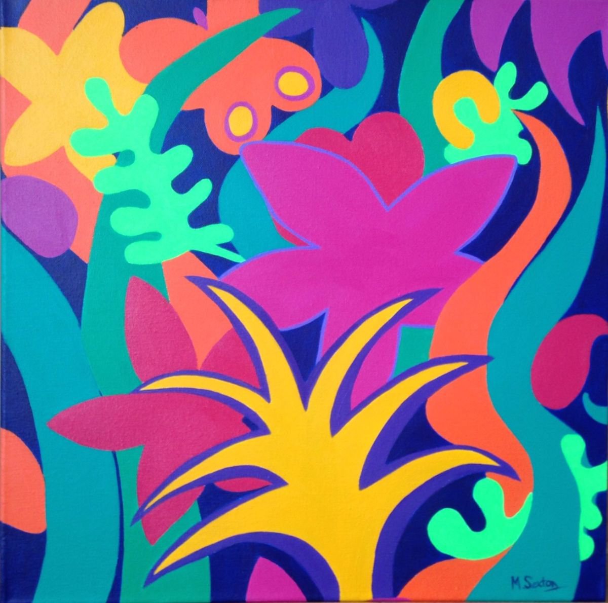 Tropical Garden IV by Miki Sexton