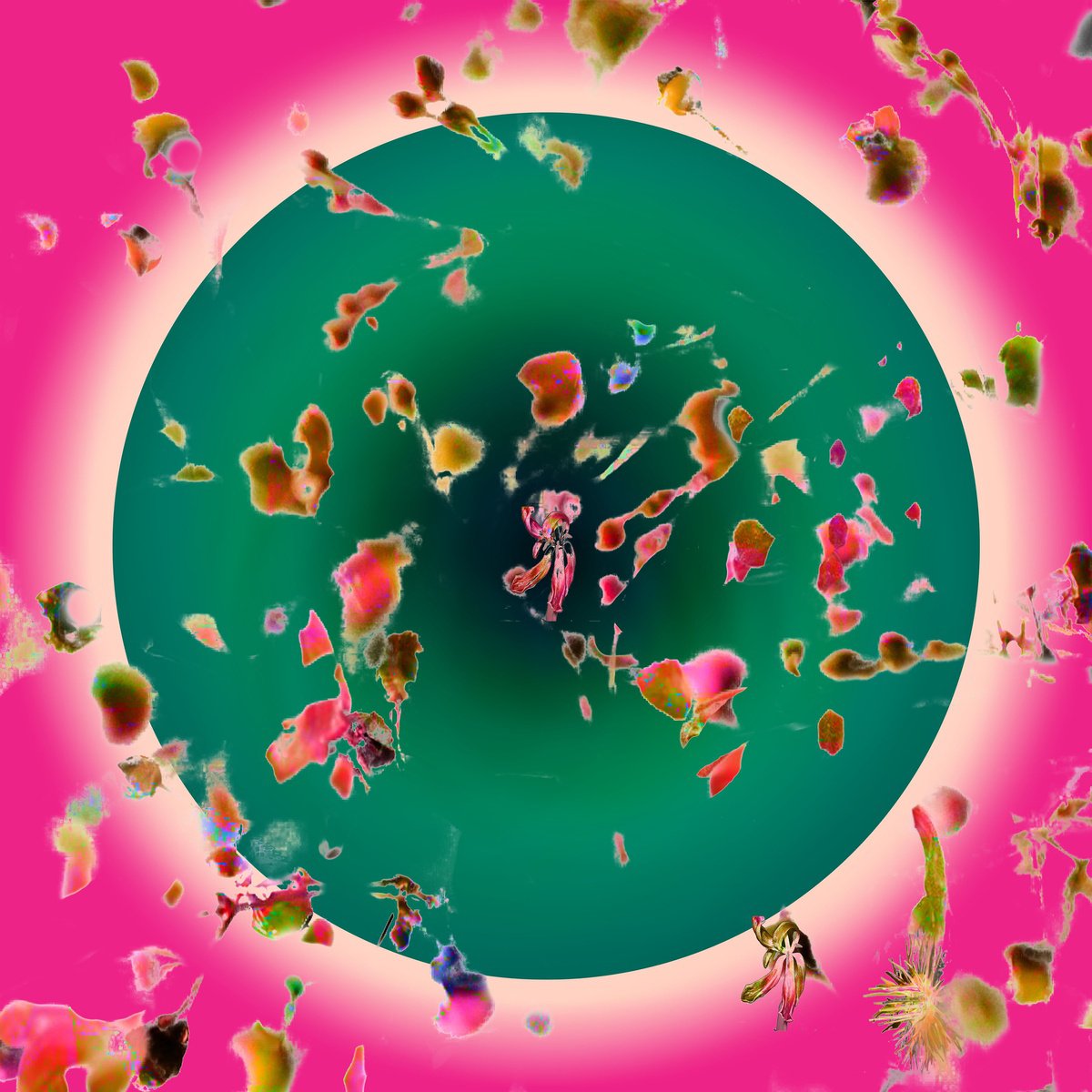 Expressive Abstract Photograph By Geert Lemmers Fpa, 31 X 31, A New Archeology 7490, Original Artwork