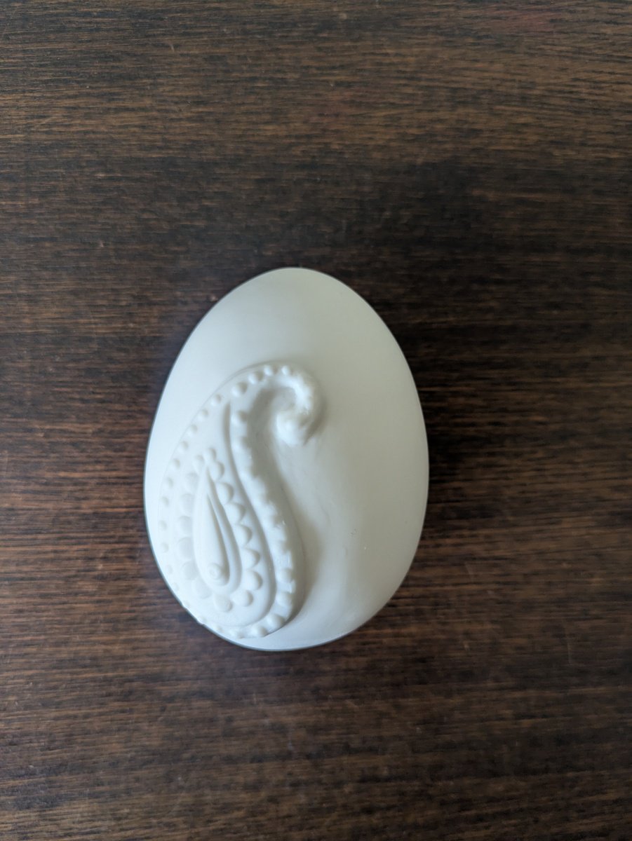 Naive Clay Sculpture , Porcelain Egg By Anna Brazhnikova, 3 X 4, Artwork For Sale On Artfinder