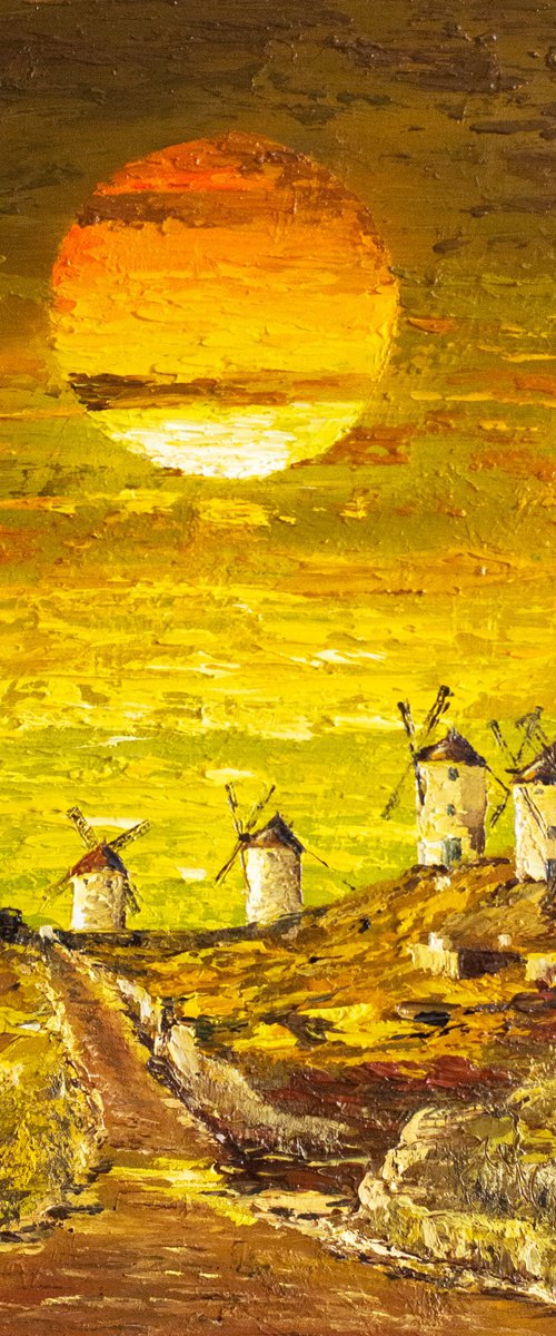 "Molinos de Viento de Consuegra". Spain. by Tetiana Tiplova