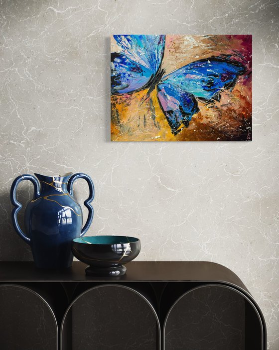 Blue butterfly