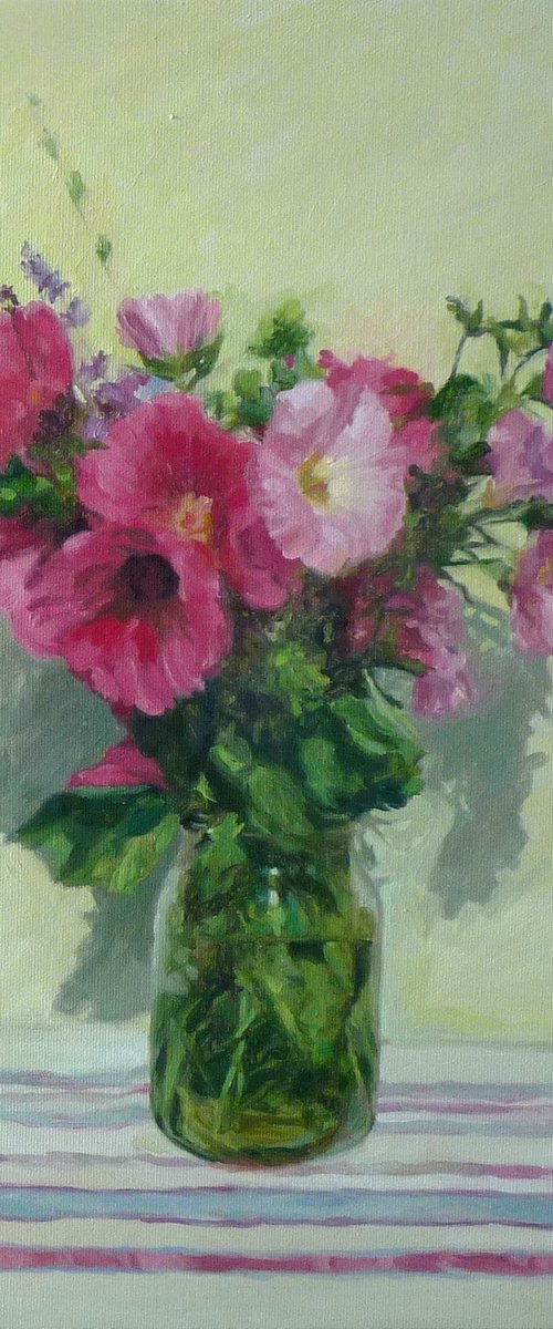 Summer flowers and lavender by Radosveta Zhelyazkova