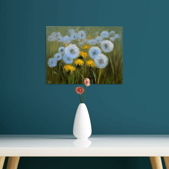 Delicate dandelions