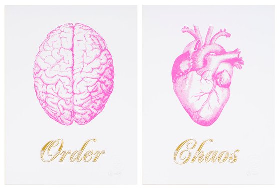 Order Chaos Magenta Pink (Small Prints)