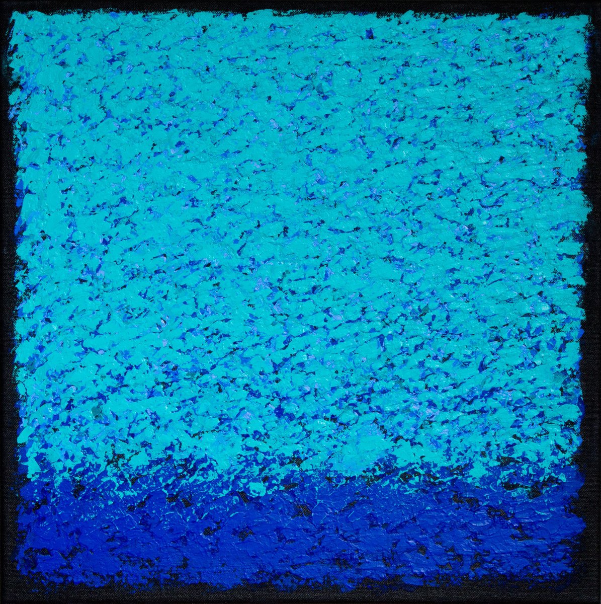 Abstract Acrylic Painting By Stefan Fierros, 16 X 16", Shifting Paradigm - 10, Original Artwork