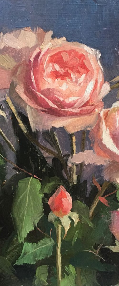 Garden Roses by Ling Strube