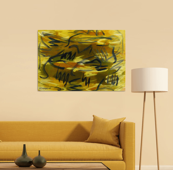 Abstraction in yellow