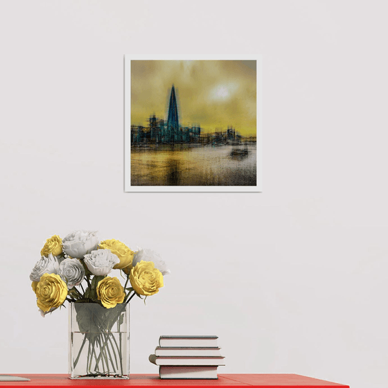 Agitated Views #6: The Shard and Thames (Limited Edition of 10)