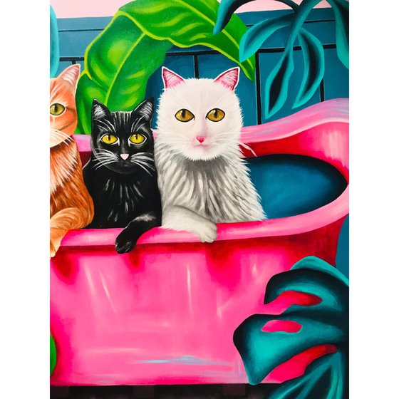 PuSsYcAtS iN tHe BaTh