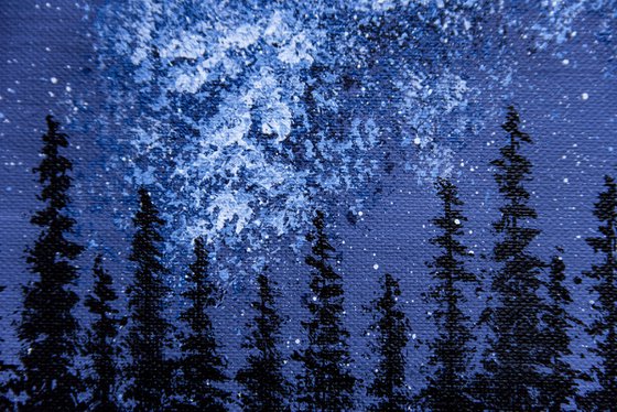 Mystical forest landscape